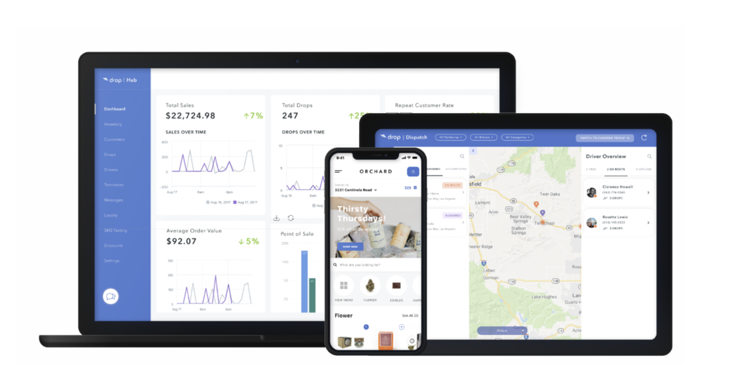 screenshot of Drop Delivery